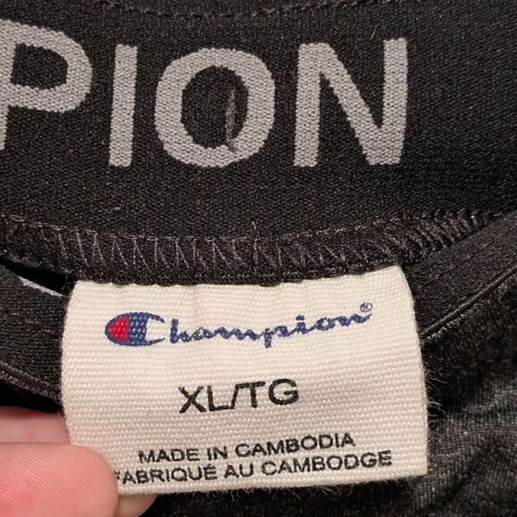 EUC Champion XL Men's Grey Stretch Leggings with Zip Bottoms - Picture 6 of 6